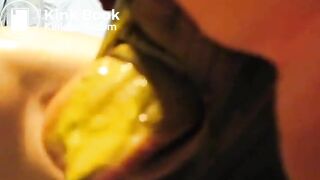 Gay Young Asian Pig eat shit, drink piss and cum