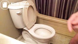 Face in Toilet with Shit