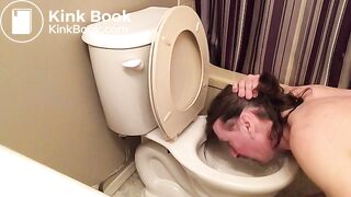 Face in Toilet with Shit