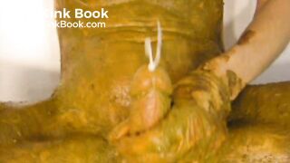 Orgasm in Shit - 10min extreme scat smearing
