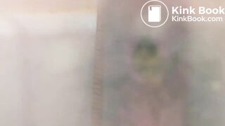 Young Gay Asian pig drink n Eat own piss Enima, Shit, Puke