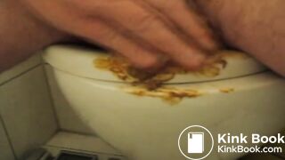 small shit play and cum