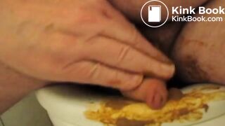 small shit play and cum