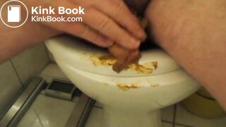 small shit play and cum