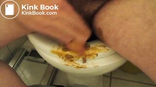 small shit play and cum