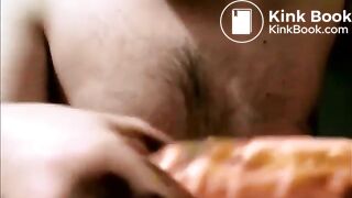 Shit loving with dildo and cum - Shitty Dildo Sucking