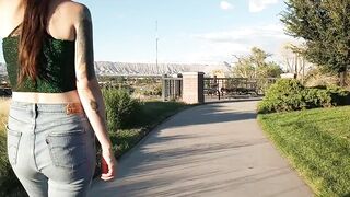 Desperation! Peed my pants in public????