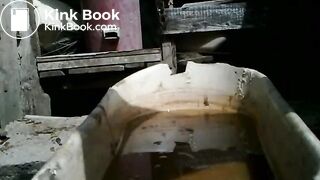 My slurry fecal and worm