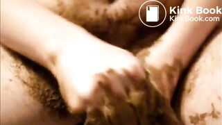 Scat session, soft and creamy - Big shit and smear