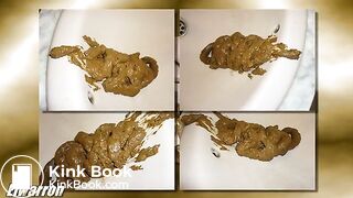 Cagando en el lavabo