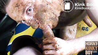 Dirty Boy Gets Fucked with Shit and Manure