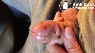 scat expulsion from urethra