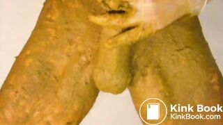 13 min sexy shit smearing wank