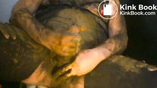 smeared in shit while dressed like a pro