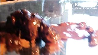 Diarrhea auf Spiegeltisch