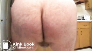 HUGE standing shit, asshole inspection and wiping