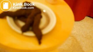 crossdresser shit on plate