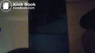 Pooping In Blue Container