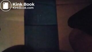 Pooping In Blue Container