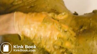 Shit and Sperm - 10 min smearing shit