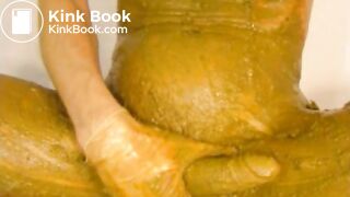 Shit and Sperm - 10 min smearing shit