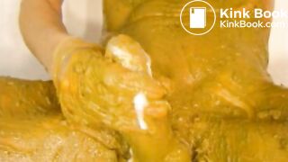 Shit and Sperm - 10 min smearing shit