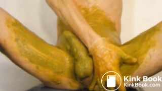 Shit and Sperm - 10 min smearing shit