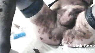 Sissy slut icing bag shit smear