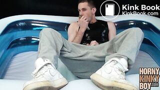 Kinky Skater Enjoys Scat in Play Pool