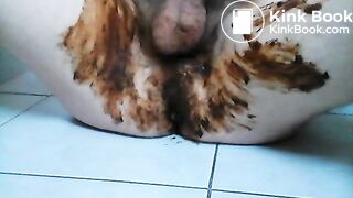 Dirty ass fingering and scat smearing