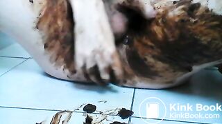 Dirty ass fingering and scat smearing