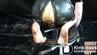 Erotic Foot and Scat Play with Rim Chair