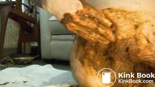 covered in shit
