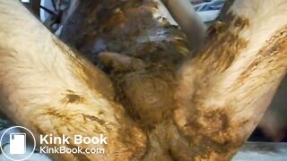 covered in shit