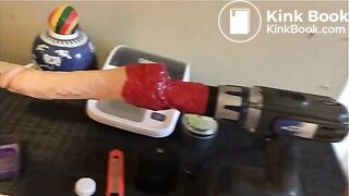 9" Dildo on Drill AssMouth