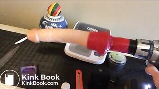 9" Dildo on Drill AssMouth