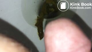 Pooping in the toilet