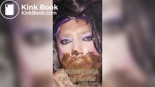 Scatqueenleila eating big pille