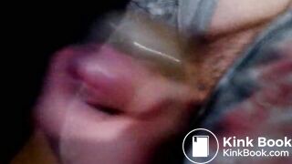 Playing with a shit filled condom