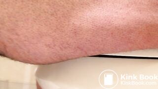 Public bathroom dump