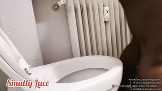 Toilet PEE DESPERATION by Big Ass Amateur