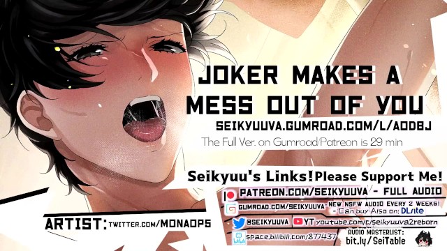 [Erotic Audio] Making a Mess Out of You - Persona 5 Artist: twitter @monaop5