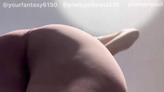 3 big botty girls fart on you in leggings (full video on my official page)