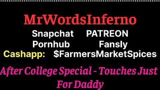Audio Porn for Women - After College Special - Special Touches Just For Daddy