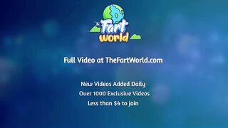 Hottest Girl To Fart In Leather Pants!