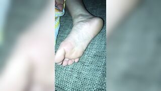 Amateur Milf Arse pussy feet and soles close up