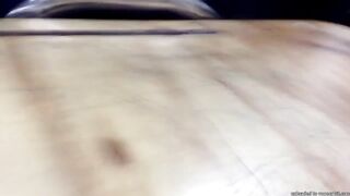 Candid feet flip flops on chair