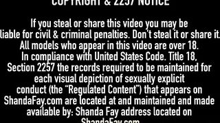 Busty Canadian Cougar Shanda Fay Milks Dick With Her Feet!