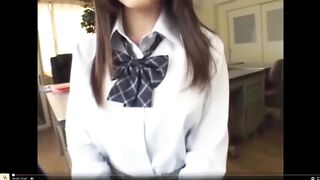 Asian Girl Showing Her Pink Panties (Panty fetish)
