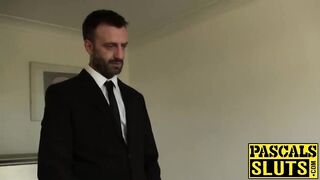 Hot blonde Ashley Rider gets her tight cunt destroyed rough